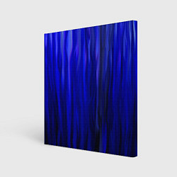 Холст квадратный Синее пламя, цвет: 3D-принт