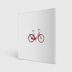 Холст квадратный Велосипед, цвет: 3D-принт