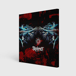 Картина квадратная Slipknot руки зомби