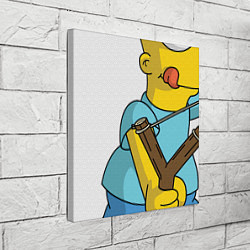 Холст квадратный Bart Bully, цвет: 3D-принт — фото 2