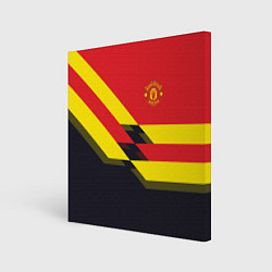 Картина квадратная Man UTD FC: Black style