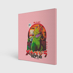 Картина квадратная Godzilla Reptar