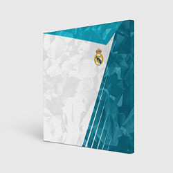 Холст квадратный FC Real Madrid: Abstract, цвет: 3D-принт