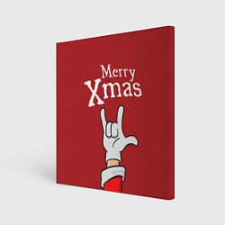 Картина квадратная Merry Xmas - Santas hand