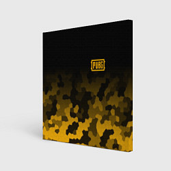 Холст квадратный PUBG: Military Honeycomb, цвет: 3D-принт