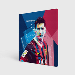 Холст квадратный Lionel Messi, цвет: 3D-принт