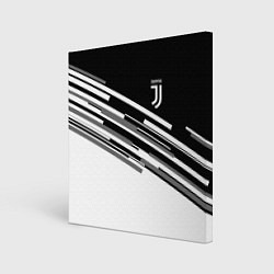 Холст квадратный FC Juventus: B&W Line, цвет: 3D-принт