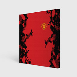 Холст квадратный FC Manchester United: Red Original, цвет: 3D-принт