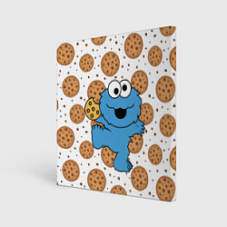 Картина квадратная Cookie Monster