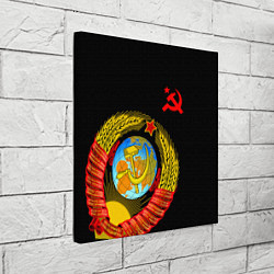 Холст квадратный Герб СССР, цвет: 3D-принт — фото 2