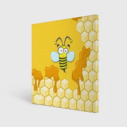 Картина квадратная Веселая пчелка