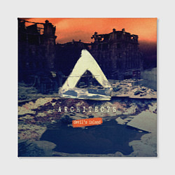 Холст квадратный Architects: Devil's Island, цвет: 3D-принт — фото 2