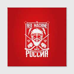 Холст квадратный Red machine is back, цвет: 3D-принт — фото 2