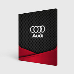 Холст квадратный Audi: Grey Carbon, цвет: 3D-принт