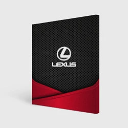 Картина квадратная Lexus: Grey Carbon