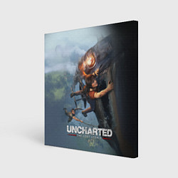 Холст квадратный Uncharted: The Lost Legacy, цвет: 3D-принт