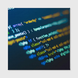Холст квадратный Programming Collection, цвет: 3D-принт — фото 2