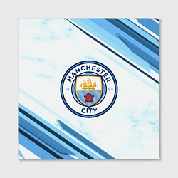 Холст квадратный Manchester city, цвет: 3D-принт — фото 2