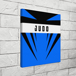 Холст квадратный Judo Fighter, цвет: 3D-принт — фото 2