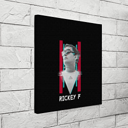 Холст квадратный Rickey F: Glitch, цвет: 3D-принт — фото 2