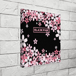 Холст квадратный Black Pink: Pink Sakura, цвет: 3D-принт — фото 2