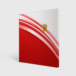 Картина квадратная Россия: красная волна