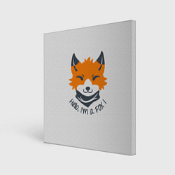 Картина квадратная Hello Fox