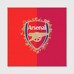 Холст квадратный FC Arsenal - emblem, цвет: 3D-принт — фото 2