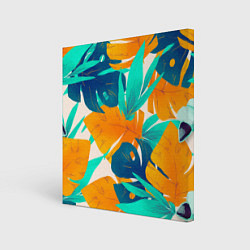 Холст квадратный Лазурные тропики, цвет: 3D-принт