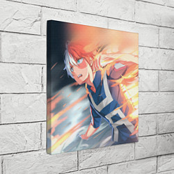 Холст квадратный Моя геройская академия, цвет: 3D-принт — фото 2