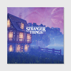 Холст квадратный Stranger Things: Magic House, цвет: 3D-принт — фото 2
