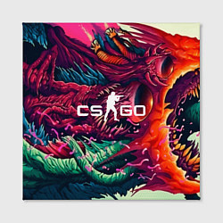 Холст квадратный CS:GO Hyper Beast Skin, цвет: 3D-принт — фото 2