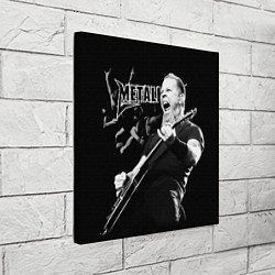 Холст квадратный Metallica, цвет: 3D-принт — фото 2