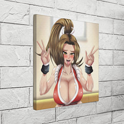 Холст квадратный Май Сирануи boobs - sexy ahegao, цвет: 3D-принт — фото 2