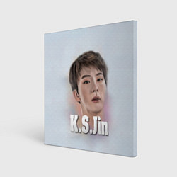 Холст квадратный BTS K.S.Jin, цвет: 3D-принт