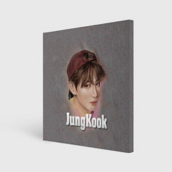 Холст квадратный BTS JungKook, цвет: 3D-принт