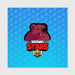 Холст квадратный Bear: Brawl Stars, цвет: 3D-принт — фото 2
