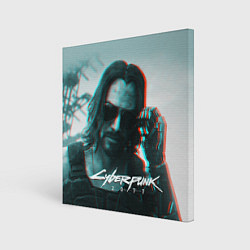 Картина квадратная Cyberpunk 2077: Keanu Reeves