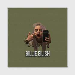 Холст квадратный BILLIE EILISH, цвет: 3D-принт — фото 2