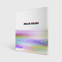 Картина квадратная BILLIE EILISH: White Glitch