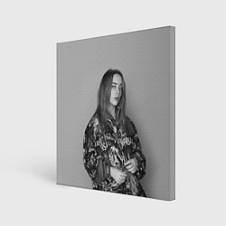 Холст квадратный Billie Eilish, цвет: 3D-принт