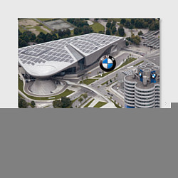 Холст квадратный BMW city, цвет: 3D-принт — фото 2