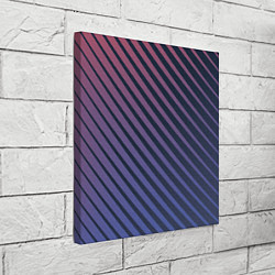 Холст квадратный Геометрические лучи, цвет: 3D-принт — фото 2