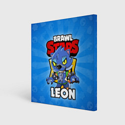 Картина квадратная BRAWL STARS WEREWOLF LEON