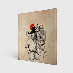 Холст квадратный Масутацу Ояма, цвет: 3D-принт