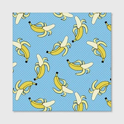 Холст квадратный Banana art, цвет: 3D-принт — фото 2