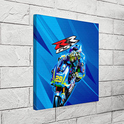 Холст квадратный Suzuki MotoGP, цвет: 3D-принт — фото 2