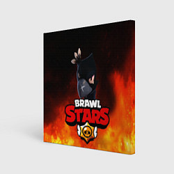 Картина квадратная Brawl Stars - Crow