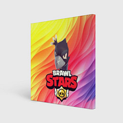 Картина квадратная Brawl Stars - Crow