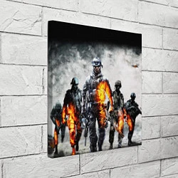 Холст квадратный Battlefield, цвет: 3D-принт — фото 2